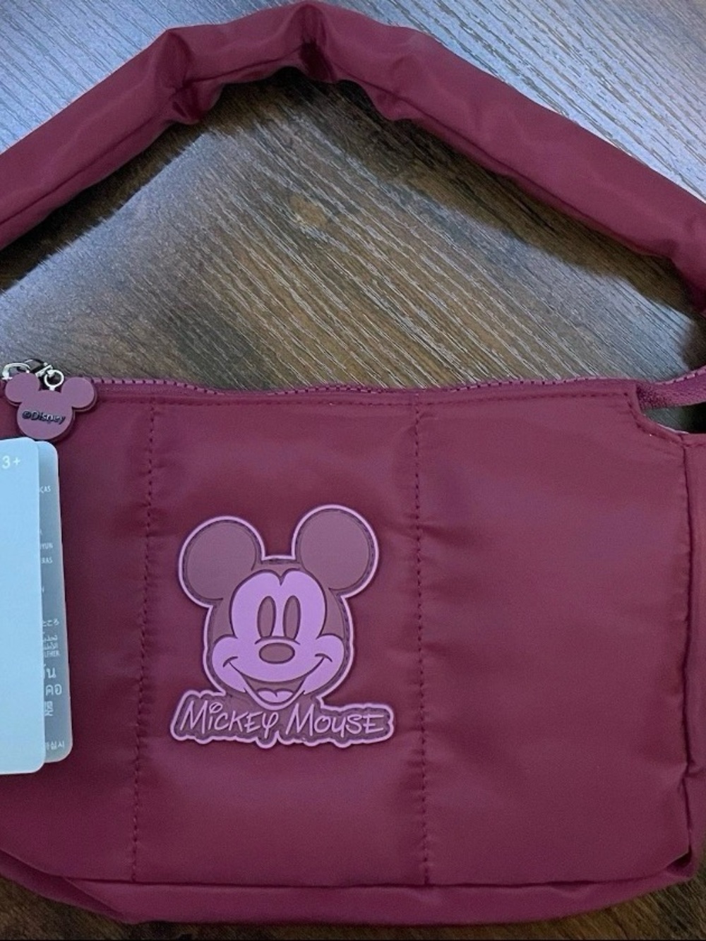 Disney Mickey Mouse Maroon Shoulder Bag